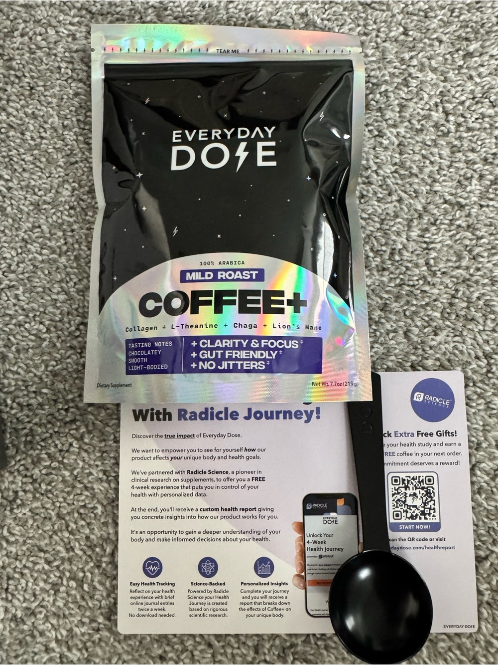 Everyday Dose Coffee+ Mild Roast - 7.7oz bag
